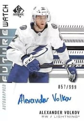 2019-20 SP Authentic Base Set Alexander Volkov #221 card