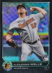 2022 Topps Chrome Ben Baller Edition Base Set Alexander Wells #49 card