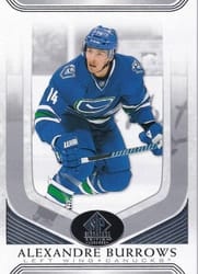2020-21 SP Signature Edition Legends Base Set Alexandre Burrows #287 card