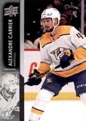 2021-22 Upper Deck Base Set Alexandre Carrier #588 card