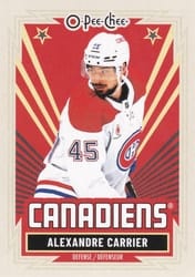 2025-26 O-Pee-Chee Base Retro Alexandre Carrier #313 card