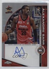 2023-24 Topps Chrome NBL NBL Autographs Alexandre Sarr #A-AS card