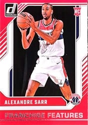 2024-25 Donruss Franchise Features Alexandre Sarr #30 card