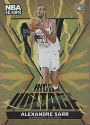 2024-25 Hoops High Voltage Alexandre Sarr #6 card