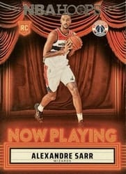 2024-25 Hoops Now Playing Alexandre Sarr #27 card