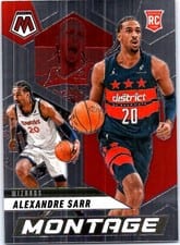 2024-25 Panini Mosaic Montage Alexandre Sarr #30 card
