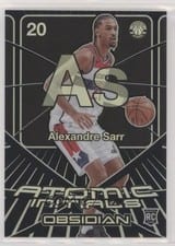 2024-25 Panini Obsidian Atomic Initials Alexandre Sarr #20 card