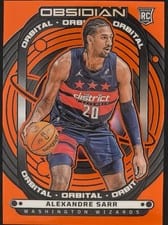 2024-25 Panini Obsidian Orbital Alexandre Sarr #17 card