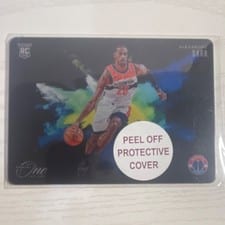 2024-25 Panini One and One Black Color Blast Set Alexandre Sarr #2 card