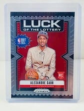 2024-25 Panini Prizm Luck of the Lottery Alexandre Sarr #6 card