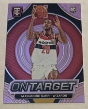 2024-25 Panini Totally Certified On Target Alexandre Sarr #4 card