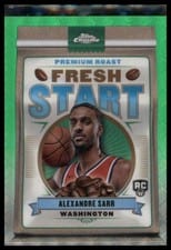 2024-25 Topps Chrome Fresh Start Alexandre Sarr #FS-2 card