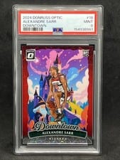 2024 Panini Donruss Optic Downtown Alexandre Sarr #18 card