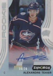 2019-20 Upper Deck Synergy Base Set Alexandre Texier #79 card