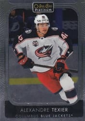 2021-22 O-Pee-Chee Platinum Base Set Alexandre Texier #120 card