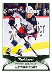 2021-22 Parkhurst Base Set Alexandre Texier #148 card