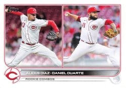 2022 Topps Update Base Set Alexis Diaz / Daniel Duarte #US135 card