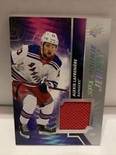 2020-21 SPx Rookie Autograph Jersey Alexis Lafreniere #AL card