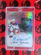 2020-21 Upper Deck Clear Cut NHL Memoirs Alexis Lafreniere #M-AL card