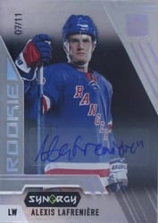 2020-21 Upper Deck Synergy Base Set Alexis Lafreniere #130 card