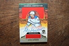 2020 Upper Deck The Cup Chemical Composition Mantle Autographs Alexis Lafreniere #CC-AL card