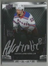 2022-23 Upper Deck Premier Premier Focus Autograph Alexis Lafreniere #PFA-AL card