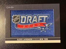 2024-25 O-Pee-Chee First Round Draft Patches Alexis Lafreniere #DP-14 card