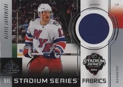 2024-25 SP Game Used 2024 Stadium Series Fabrics Alexis Lafreniere #GSF-3 card