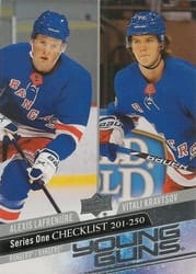 2020-21 Upper Deck Base Set Alexis Lafreniere/Vitali Kravtsov #250 card