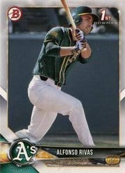 2018 Bowman Draft Base Set Alfonso Rivas #BD-141 card