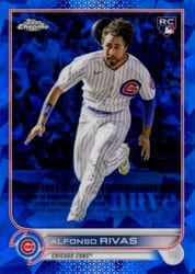 2022 Topps Chrome Sapphire Edition Base Set Alfonso Rivas #526 card
