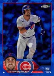 2023 Topps Chrome Sapphire Edition Base Set Alfonso Rivas #332 card