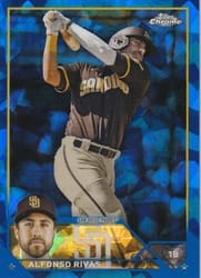 2023 Topps Chrome Update Sapphire Edition Base Set Alfonso Rivas #USCS80 card