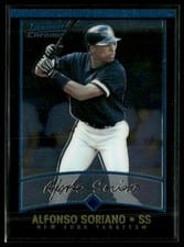 2001 Bowman Chrome Alfonso Soriano #304 card