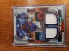 2022 Topps Tribute Dual Relics Alfonso Soriano #DR-AS card