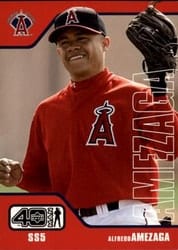 2002 Upper Deck 40-Man Base Set Alfredo Amezaga #18 card