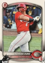 2025 Bowman Draft Base Set Alfredo Duno #BD-133 card