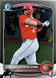2025 Bowman Draft Chrome Alfredo Duno #BDC-133 card