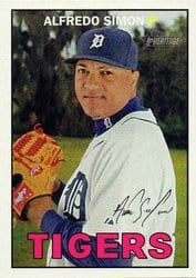 2016 Topps Heritage Base Set Alfredo Simon #31 card