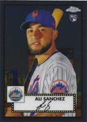 2021 Topps Chrome Platinum Anniversary Base Set Ali Sanchez #69 card