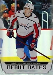 2022-23 Upper Deck Debut Dates Aliaksei Protas #DD-6 card