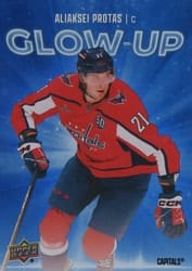 2025-26 Upper Deck Glow-Up Aliaksei Protas #GU-30 card