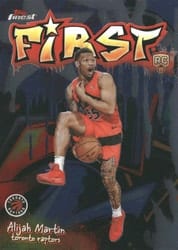 2025-26 Finest First Alijah Martin #F-29 card