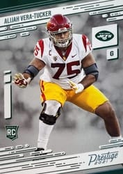 2021 Panini Prestige Base Set Alijah Vera-Tucker #261 card