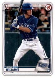 2020 Bowman Draft Base Set Alika Williams #BD-136 card