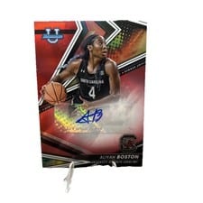 2022-23 Bowman University Best Best of 2022-23 Autographs Aliyah Boston #BOA-ABO card