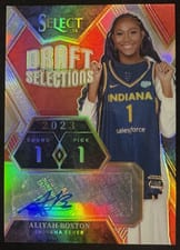 2024 Panini Select WNBA Draft Selections Signatures Aliyah Boston #DSS-AB card