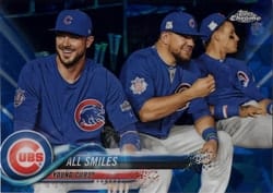 2018 Topps Chrome Sapphire Edition Base Set All Smiles #529 card
