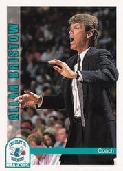 1992-93 Hoops Base Set Allan Bristow #241 card
