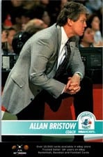 1994-95 Hoops Base Set Allan Bristow #276 card